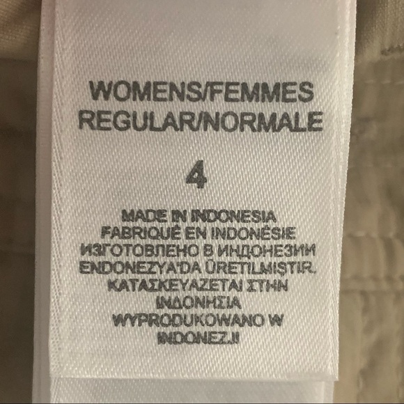 THE NORTH FACE Long Hiking Shorts Capris Nylon Quick Dry Khaki Tan Trail - Picture 4 of 15